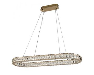 Подвесная люстра 50W 3100-4000K 8580/90 C oval gold золото KRISTA Newport