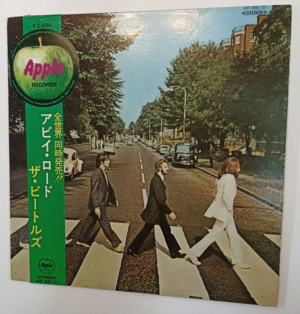 Винтажная виниловая пластинка The Beatles Abbey Road LP (Japan 1969)