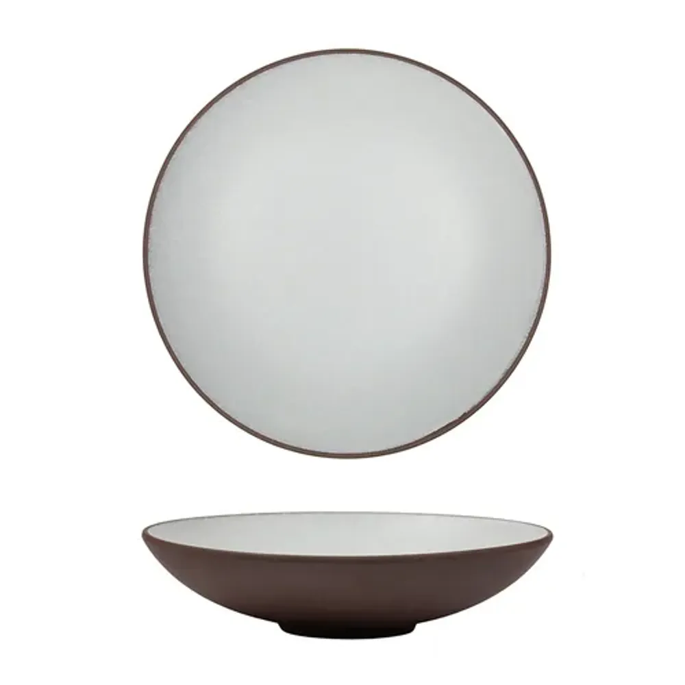 Салатник 650 мл d 23 cм h3 cм White Matt New Brown Taiga P.L. [4]