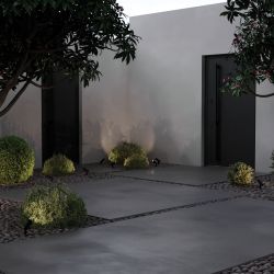 Уличный грунтовый светодиодный светильник Maytoni Bern O050FL-L2GF3K