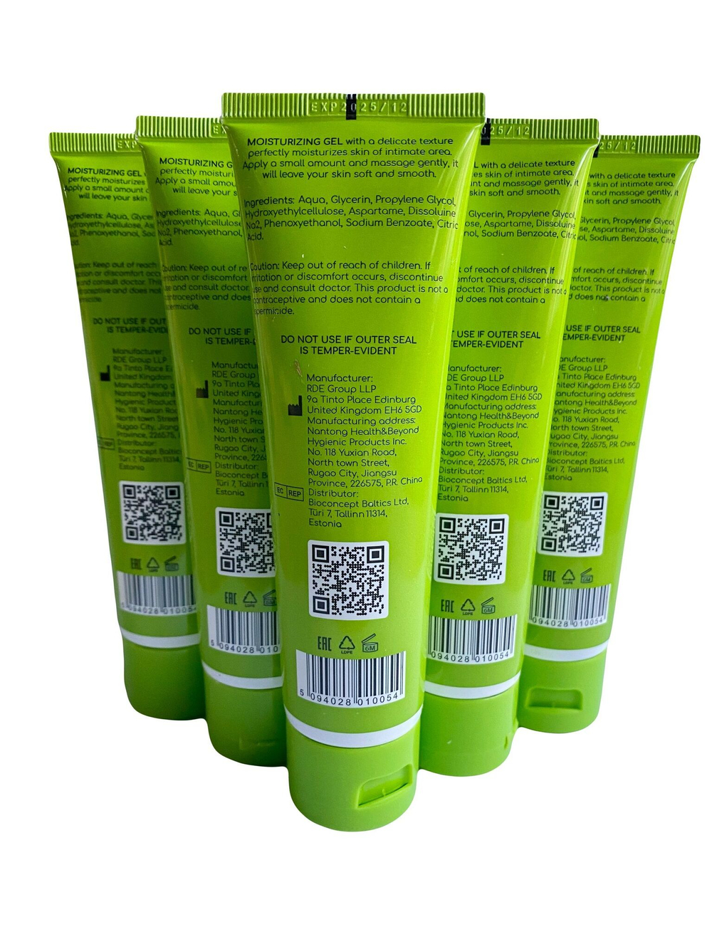 Набор из 5 универсальных лубрикантов на водной основе Egzo Wow (по 100 мл.)