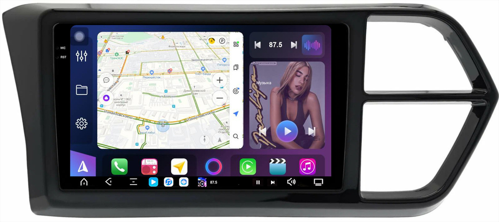 Магнитола для Jetta VS5, VS7 - FarCar XXL10-9512-VS монитор 10.36" 2K QLED на Android 14, TS20, 8+256Гб, CarPlay, 4G SIM-слот