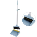 Набор для уборки, щетка для пола с совком «Практик» синий 8015