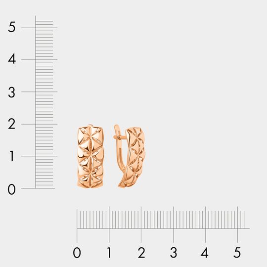 Серьги золотые