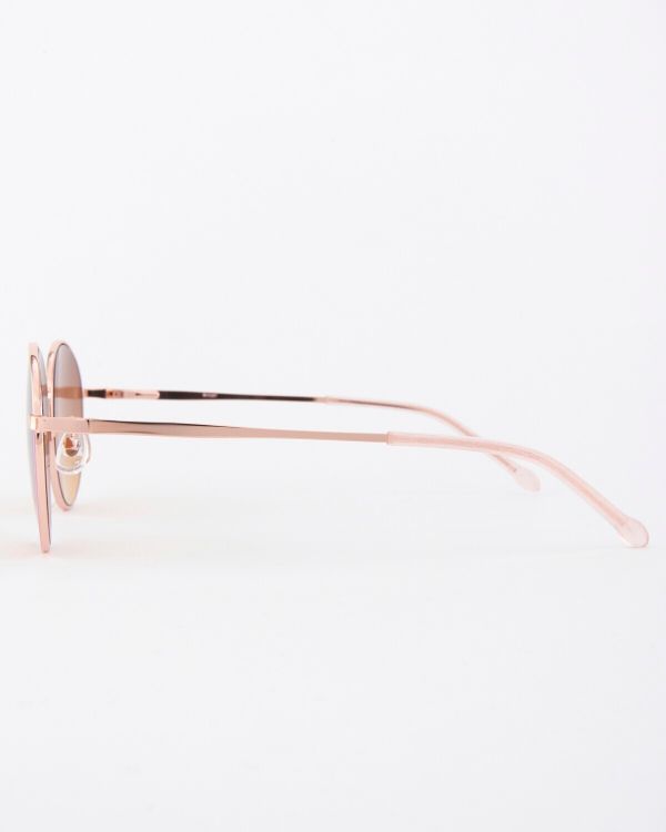 Очки солнцезащитные Spunky Round 2 Gold-Pink. gradient brown - фото 3