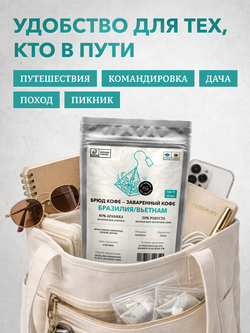 Брюд Кофе 10 пирамидок Бразилия/Вьетнам