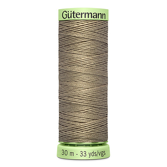 Нить Top Stitch 30/30 м для декоративной отстрочки, Gutermann, 724 бледно серо-коричневый