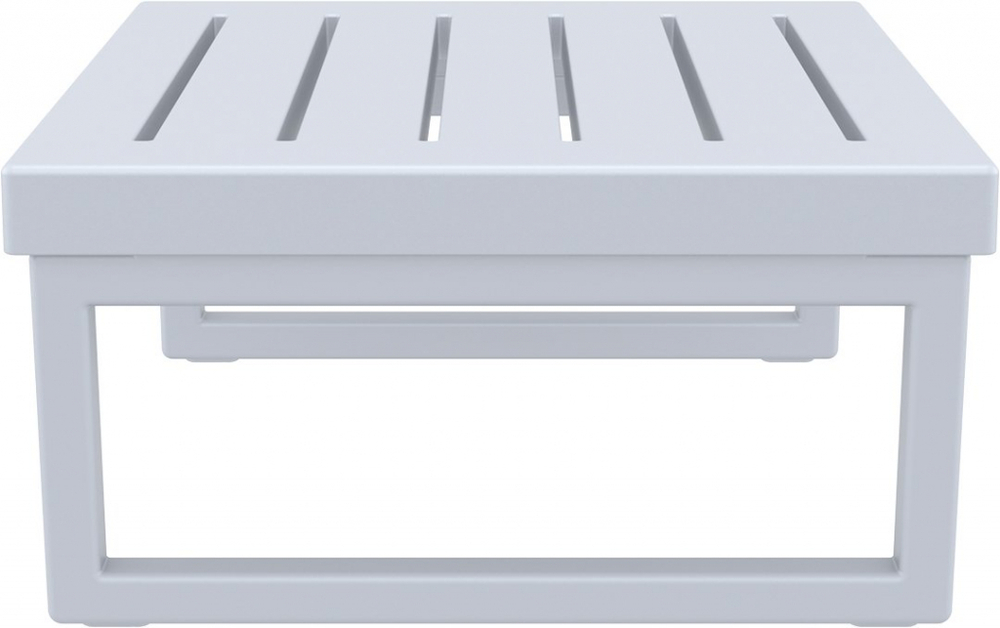 Комплект угловой пластиковой мебели Siesta Contract Mykonos, серебристый, бежевый