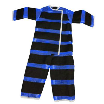 Липучий костюм синий, размер L, для роста 1.6м-1.8 м