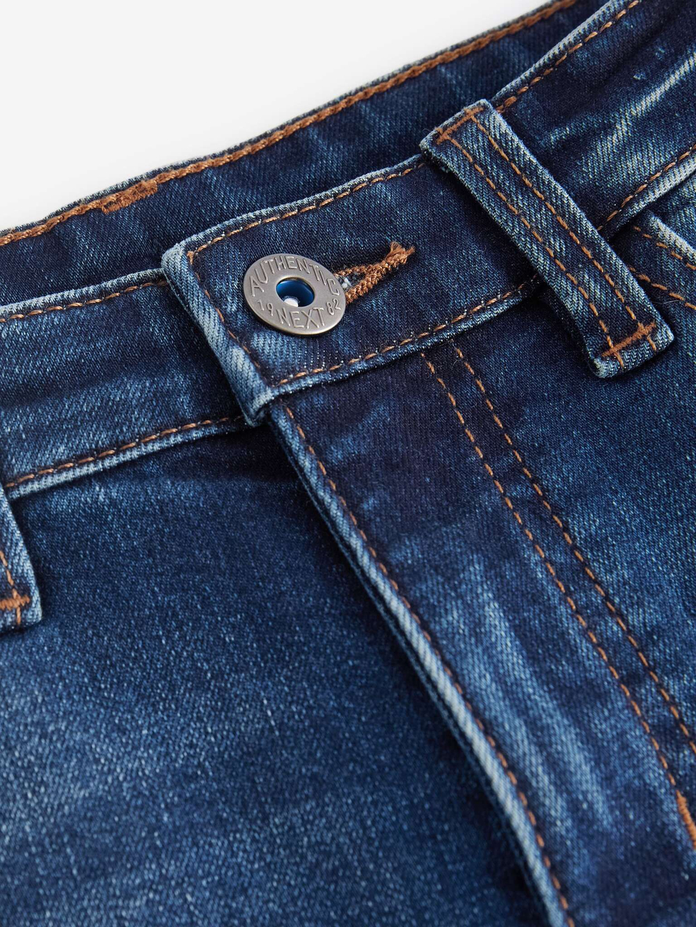 Джинсы стрейч для мальчика Next B48-976, Синий