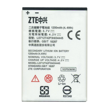 Battery ZTE MOQ:20 [ V815W / Kis 2 Max / МТС Smart Start / МТС Smart Start 3 / Li3712T42P3H634445 ]