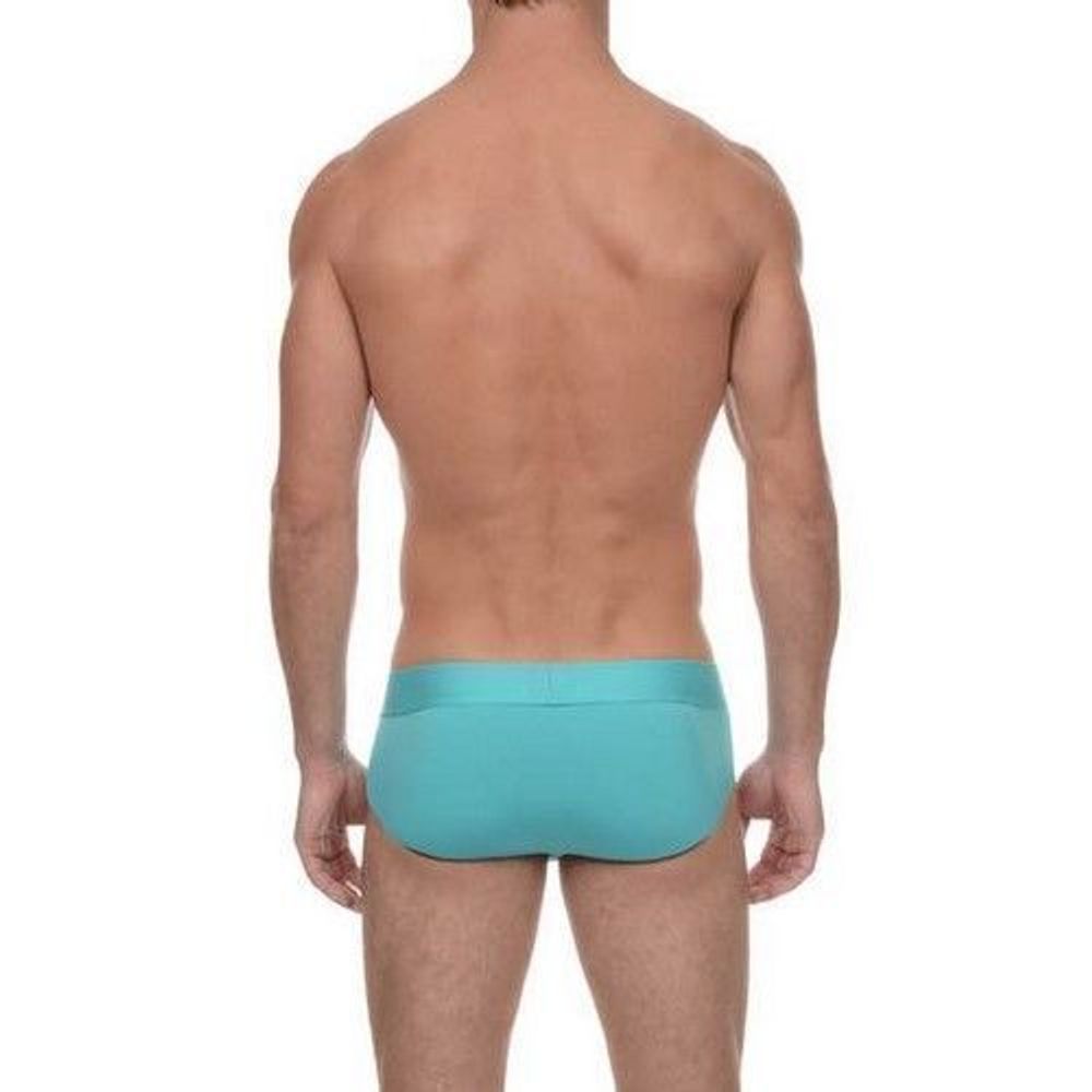 Мужские трусы Брифы бирюзовые 2(x)ist Men&#39;s Electric No-Show Brief Limited Edition Tourquoise