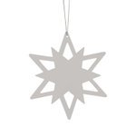 Подвесное украшение металлическое 12 см в ассортименте 3 вида