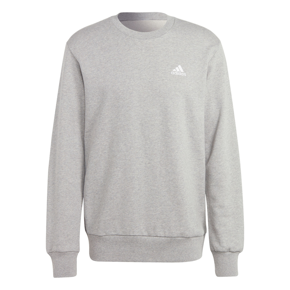 Мужская кофта теннисная adidas Essentials French Terry Embroidered Small Logo Sweatshirt Men - Grey