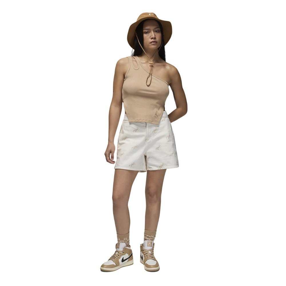 Баскетбольная женская футболка Jordan T-shirt Beige