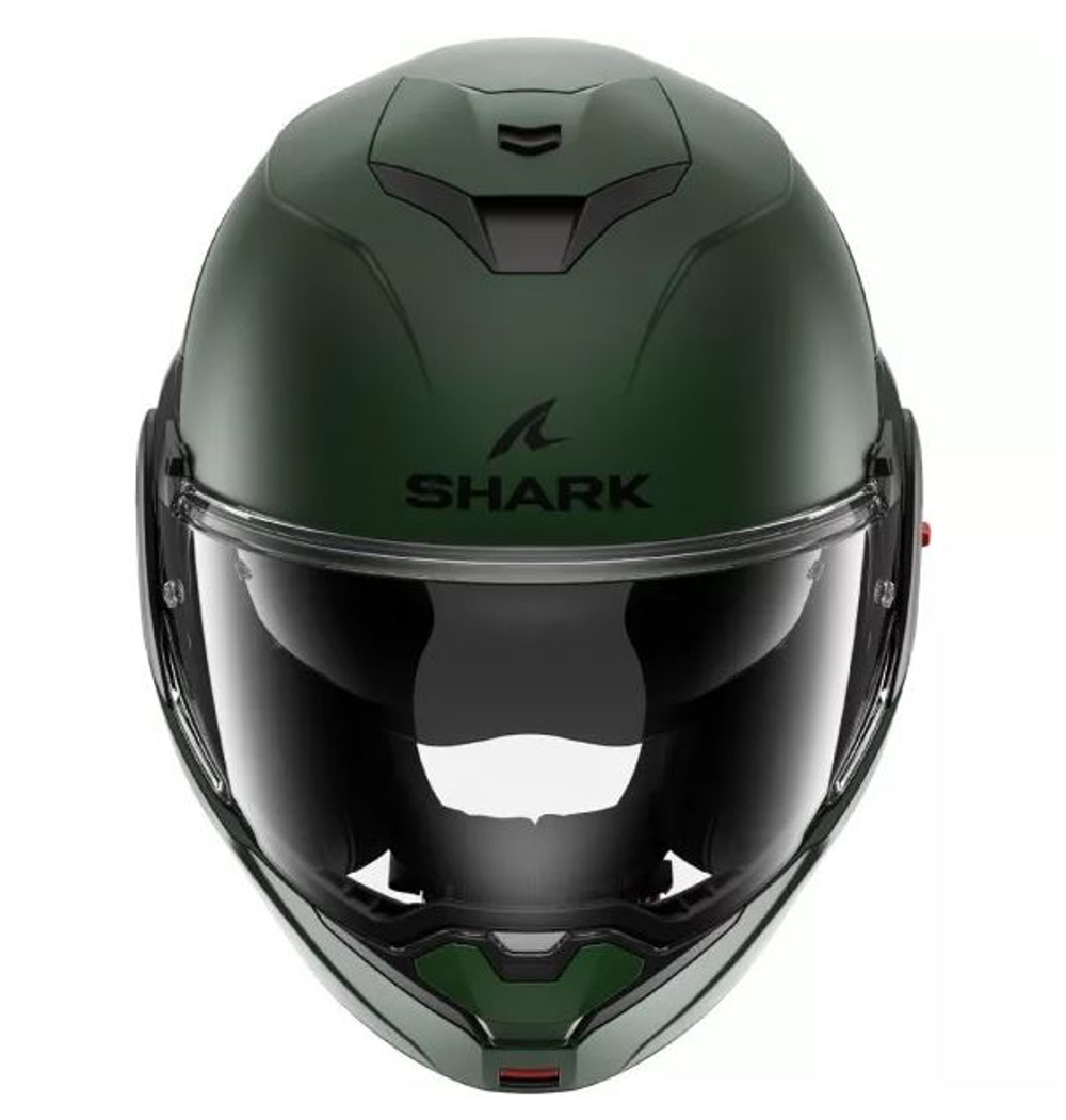 Мотошлем Shark OXO Blank Mat, цвет Зеленый Матовый