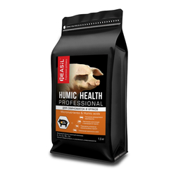 Reasil Humic Health Professional для свиноматок и хряков - cухая кормовая добавка с гуминовыми веществами и микроэлементами - упаковка дойпак 1.5 кг