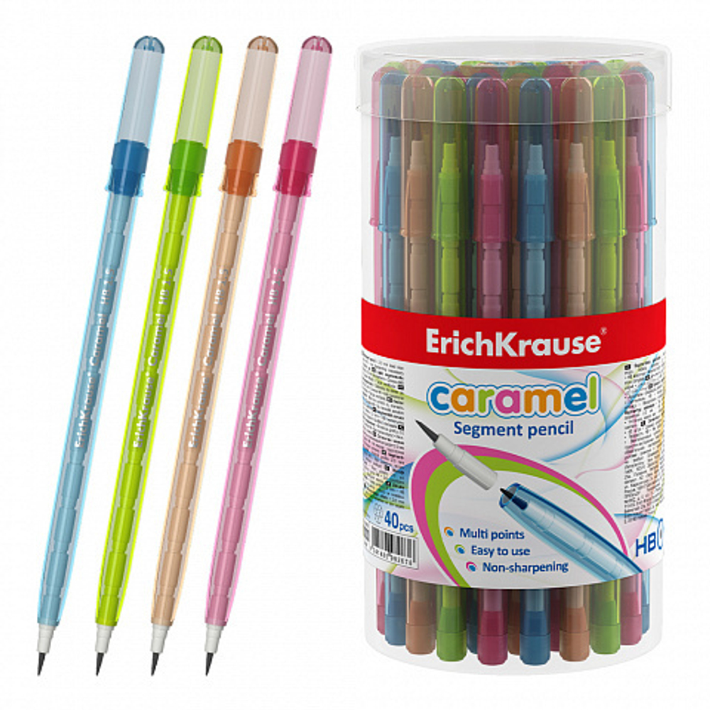 Карандаш сегментный ErichKrause Caramel 1.5 мм