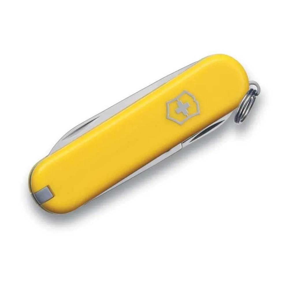 Нож перочинный Victorinox Classic (0.6223.8) 58мм 7функций желтый