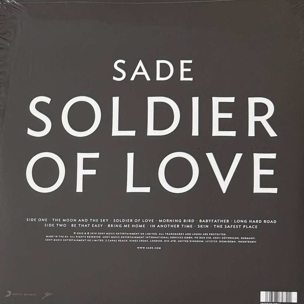 Sade ‎– Soldier Of Love (Европа 2024г.)