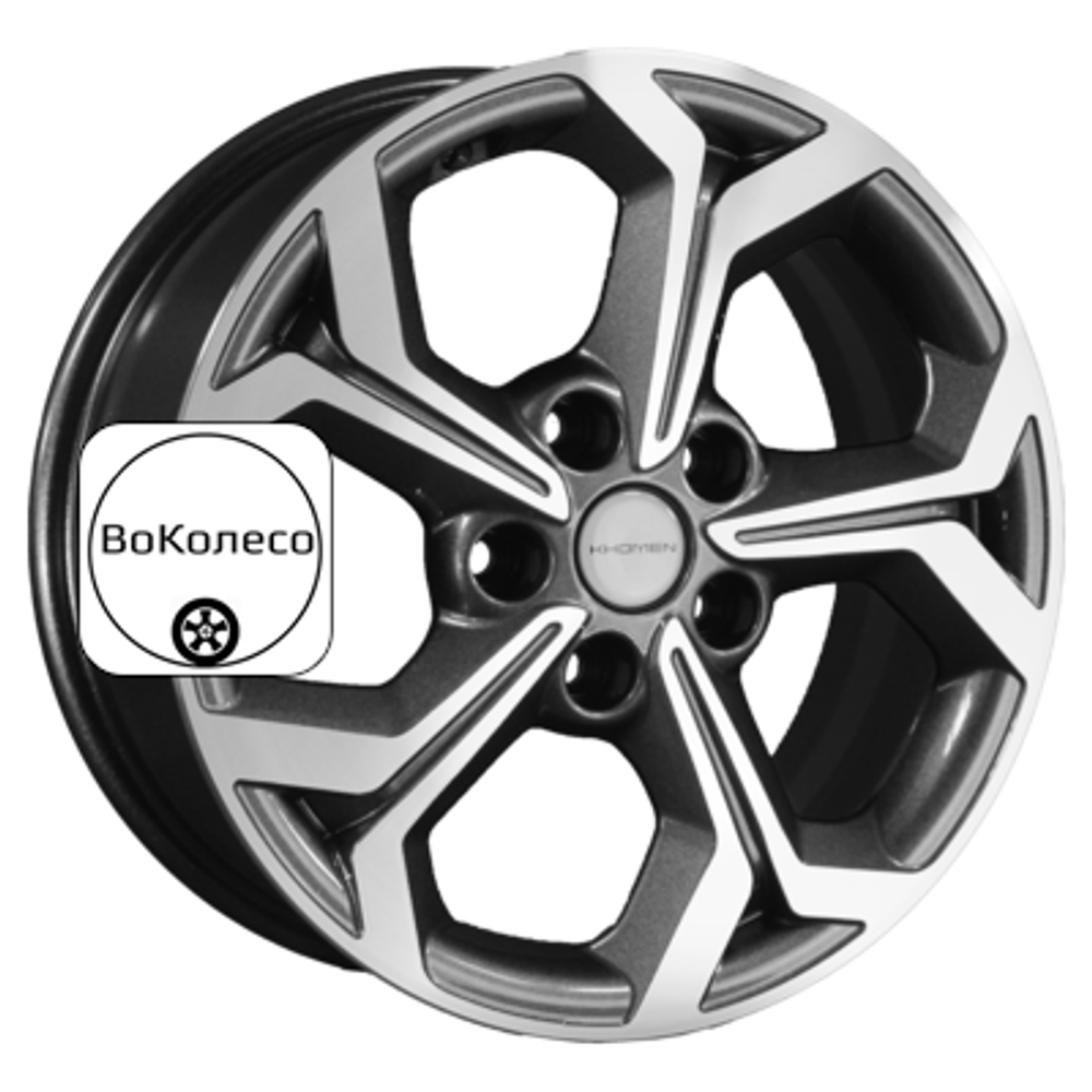 6,5x16/5x114,3 ET46 D67,1 KHW1606 (Mitsubishi) Gray-FP Khomen Wheels