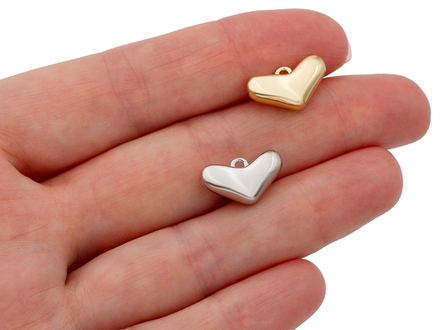 Подвеска Сердце, 9х15,5мм