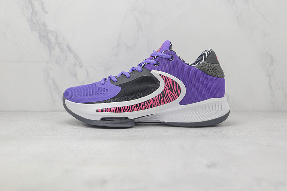 Купить баскетбольные кроссовки Nike Zoom Freak 4 "Action Grape" в баскетбольном магазине futbasket.ru