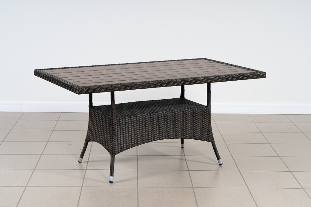 Стол прямоугольный, столешница ДПК, коллекция Крит