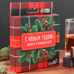 Новый год. Новогодний набор камней для виски «Успеха в каждом деле», 9 шт