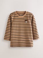 Лонгслив для мальчика Next N71-069, 3 шт., Кирпичный, Бежевый