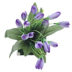 GAEM Цветочная композиция "Крокусы", L18 W18 H27 см