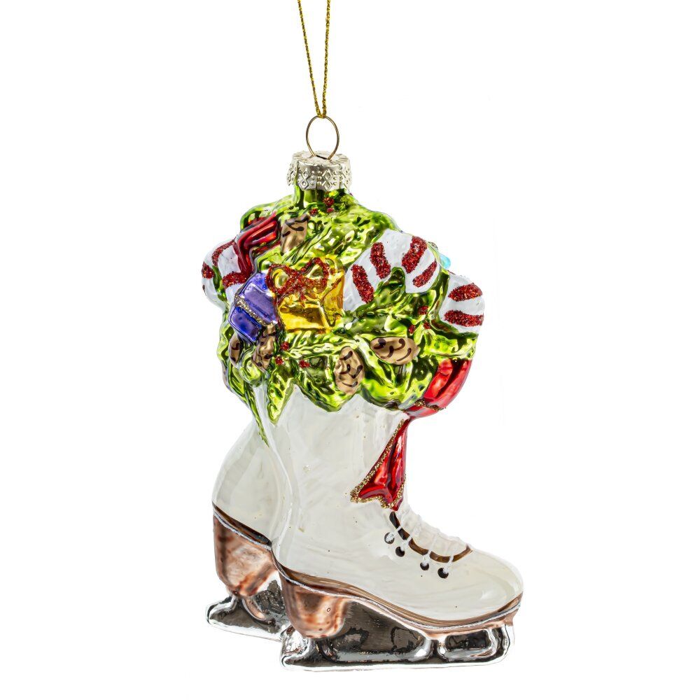 GAEM Украшение новогоднее "Коньки", L9,5 W6,5 H13,5 см