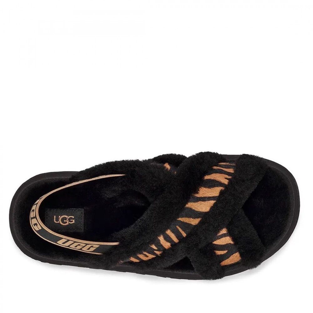 Ugg Disco Cross Slide Black Tiger