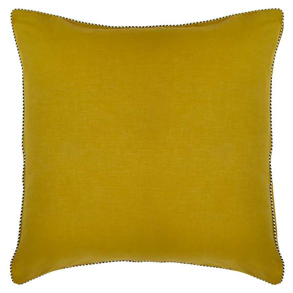 Набор из двух наволочек оливкового цвета с контрастным кантом Essential 70х70 см