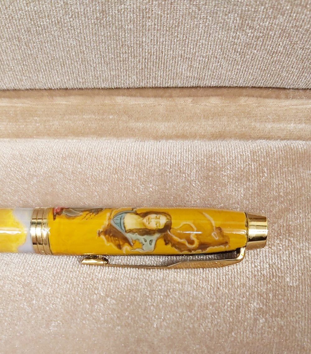 Коллекционная ручка Parker с ручной росписью Палех "по мотивам Дали"