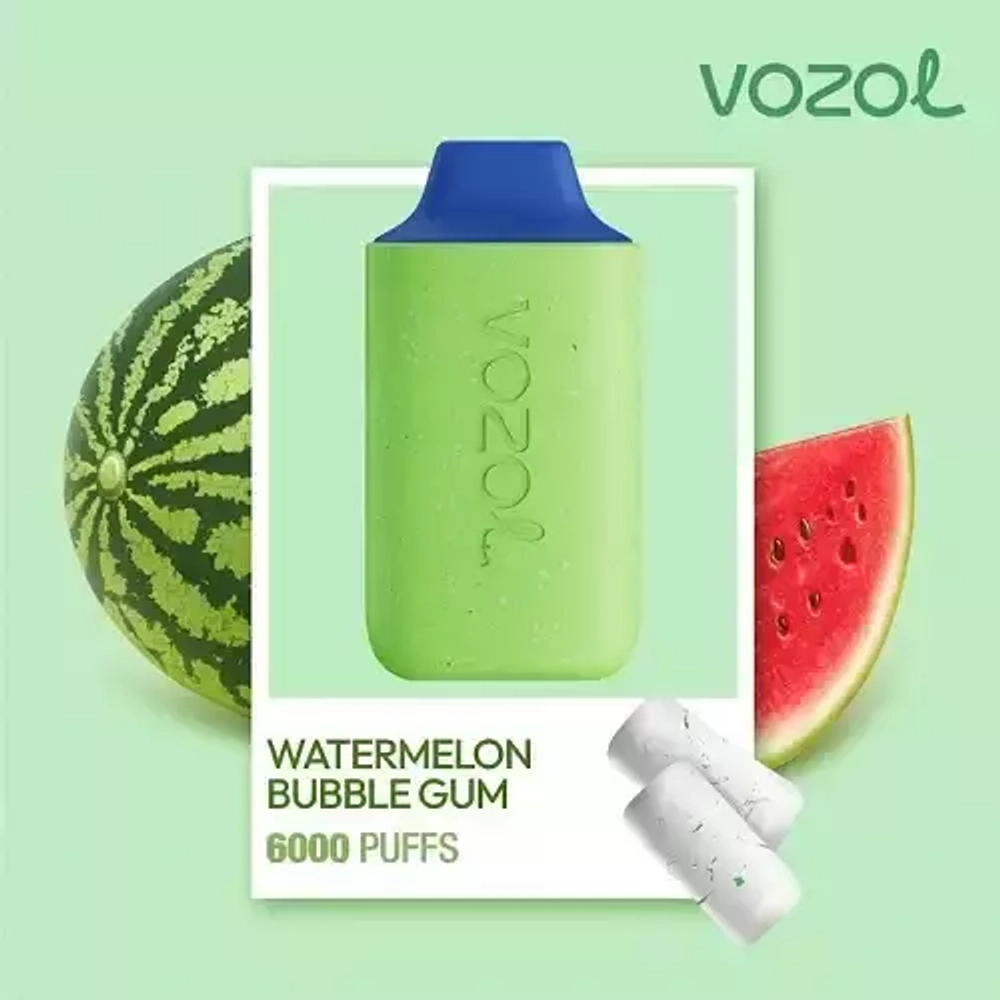 VOZOL STAR 6000 - Watermelon Bubble Gum (5% nic)