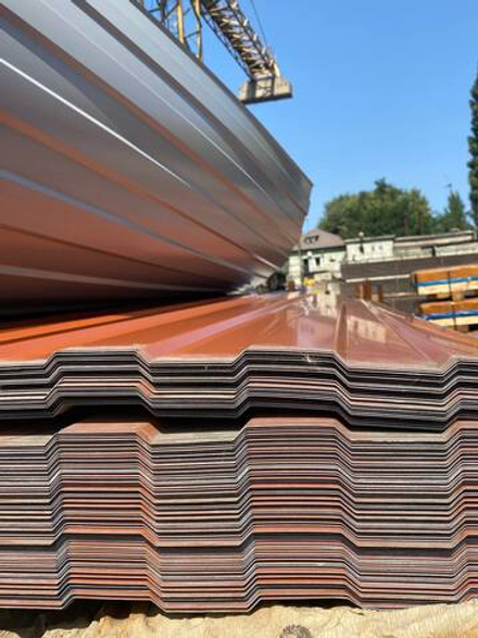 Медно-коричневый профлист (Ral 8004)