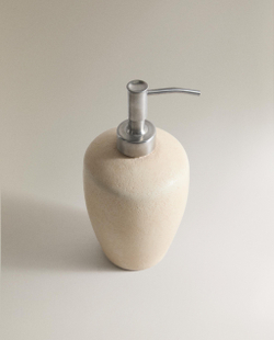 Zara Home дозатор для жидкого мыла, керамика, серый