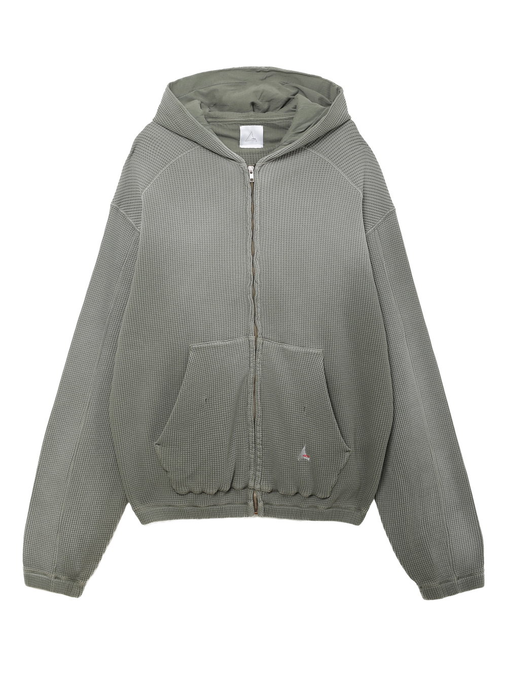 Толстовка С Капюшоном На Молнии Bee Sun Faded Waffle Zip Up Hoodie