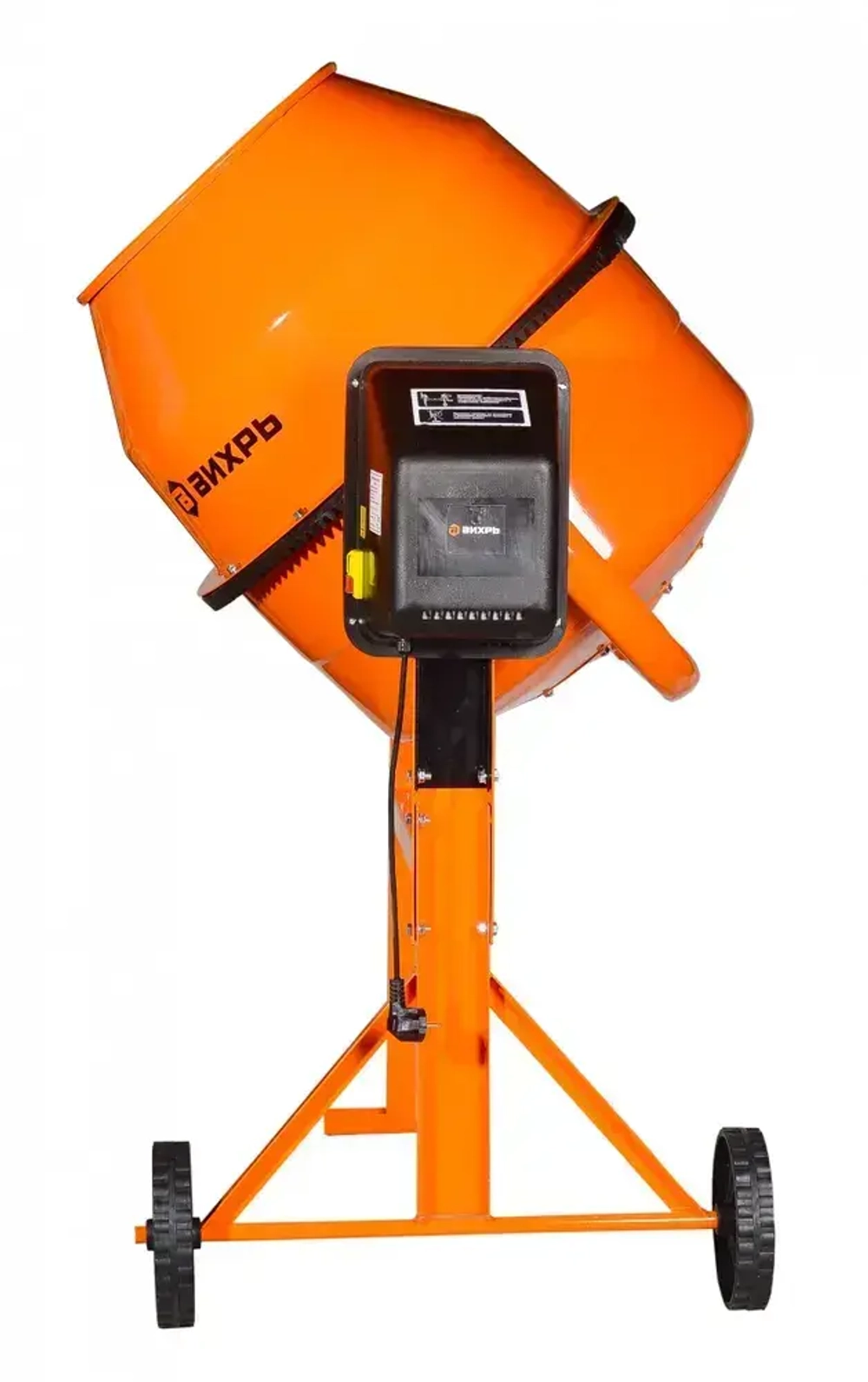 Бетономешалка строительная 200 Вихрь полиамидный венец