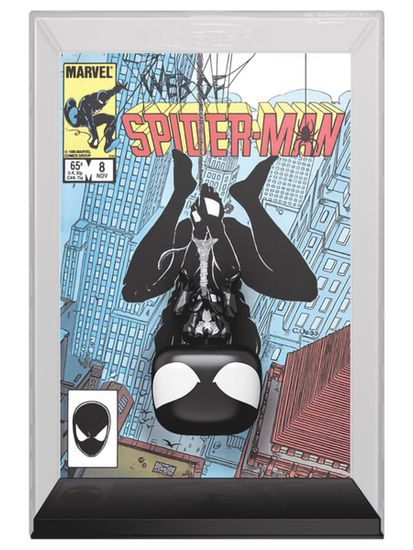 Фигурка Funko POP! Comic Covers Marvel Web of Spider-man #8 Black Suit Spider-Man (Exc) (71) 85340 / Фигурка Фанко ПОП! по мотивам вселенной "Марвел", Человек-паук