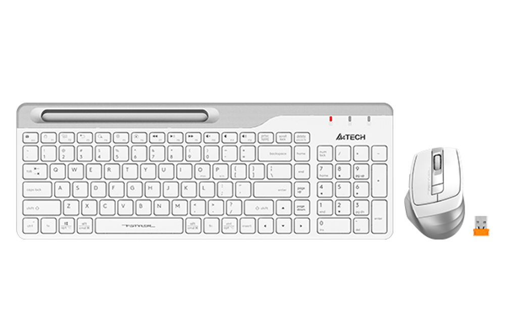 Клавиатура и мышь Wireless A4Tech FB2535C ICY WHITE