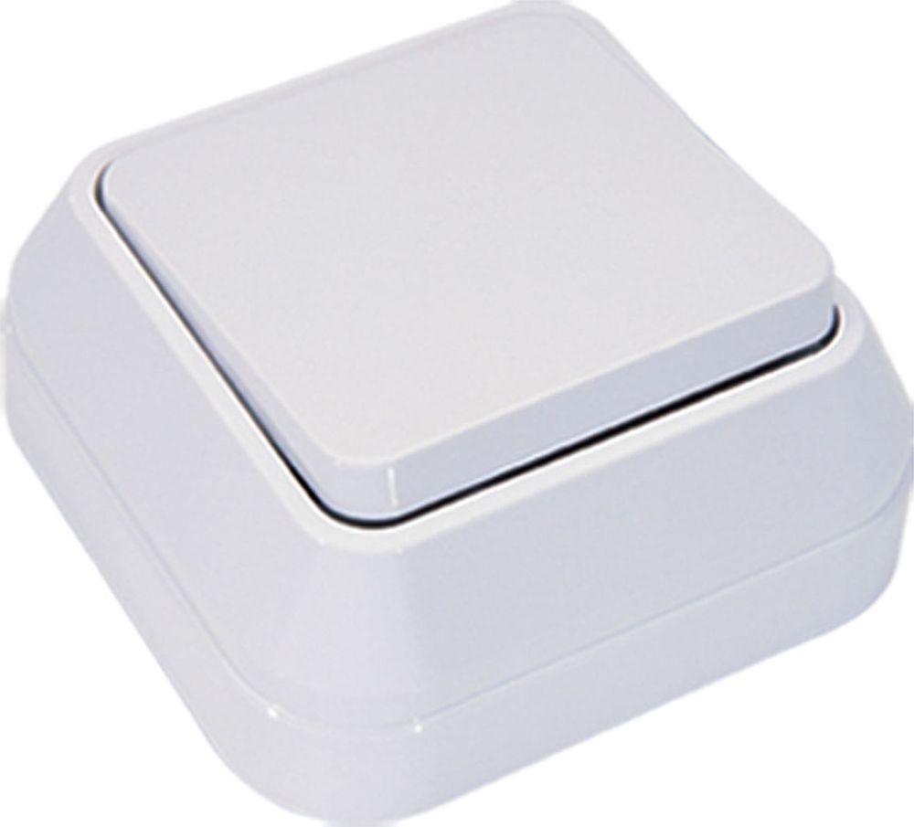 Выключатель MAKEL 1-кл бел. о/п 10А 250В