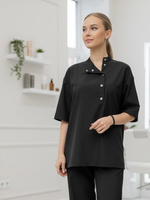 Рубашка-косоворотка женская для парикмахера
