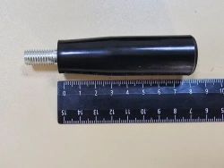 Маховик бакелит 200х18х6мм (Dxdxb) с 3-мя спицами, с ручкой