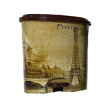 Ведро для мусора с педалью "Париж", 12л темно-коричневый