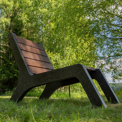 Кресло для костровой зоны C-Lounge, павловния (Concretika)