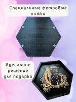 Алтарь - поднос для гадания, ритуалов и сервировки Кошка