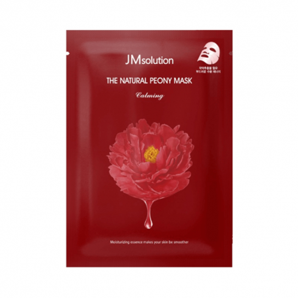 JMSolution The Natural Peony Mask Calming Успокаивающая маска с экстрактом цветка пиона, 30мл