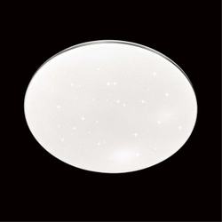 2052/CLN PALE SN 211 Светильник пластик/белый/хром LED 36Вт 4000K D360 IP43 ABASI